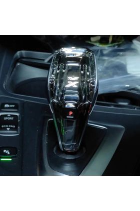 Gałka dźwignia zmiany biegów automat, Crystal Gear Shift Knob X Logo, BMW G20 G30 G32 F01 G01 G02 F15 F16