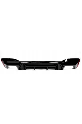 Dyfuzor Spoiler Tył BMW G30 G31 Przedlift MP Style Czarny Połysk