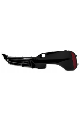 Dyfuzor Spoiler Tył BMW G30 G31 Przedlift MP Style Czarny Połysk
