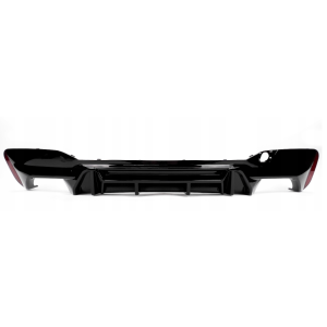 Dyfuzor Spoiler Tył BMW G30 G31 Przedlift MP Style Czarny Połysk
