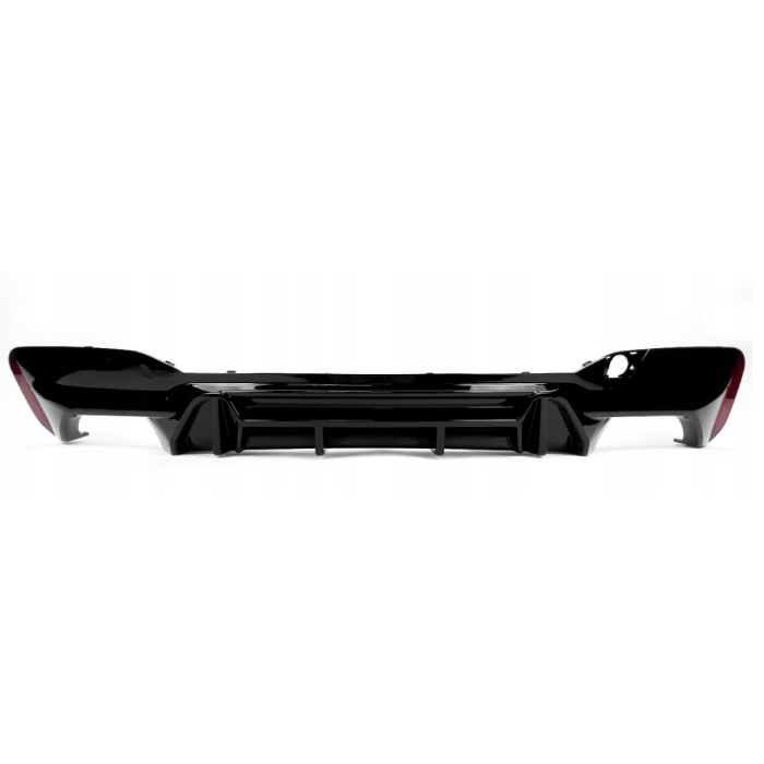 Dyfuzor Spoiler Tył BMW G30 G31 Przedlift MP Style Czarny Połysk