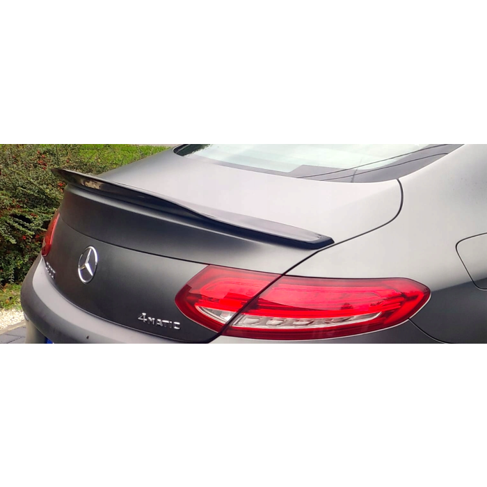 Spoiler Lotka Klapy Mercedes C-Klasa W205 Coupe PSM Style Czarny Połysk